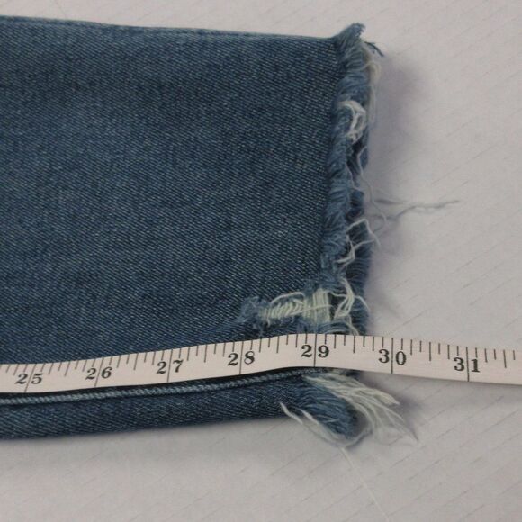 MADEWELL 10" High-Rise Skinny Raw Hem Denim Jeans Womens Plus Size 37 Button Fly - Picture 13 of 13